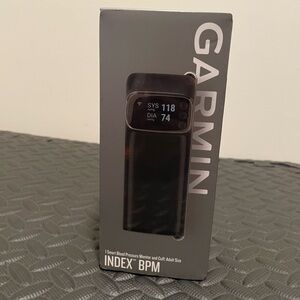 Garmin Index BPM Smart Blood Pressure Monitor And Adult Size Cuff Black